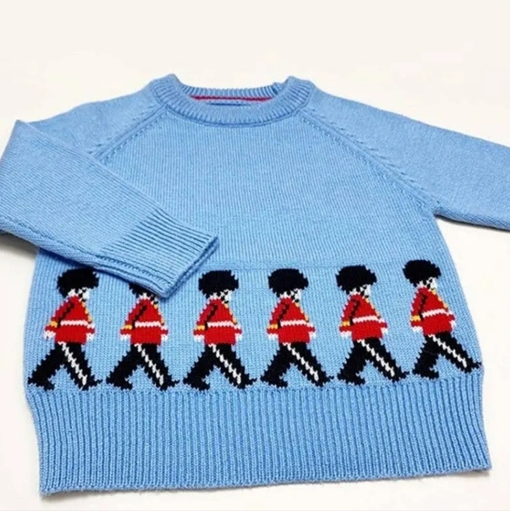 Size 5 Boys Toy Soilder Christmas Holiday Sweater